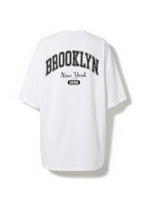 Brooklyn Baskılı Oversize Günlük Tişört