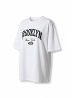Brooklyn Baskılı Oversize Günlük Tişört