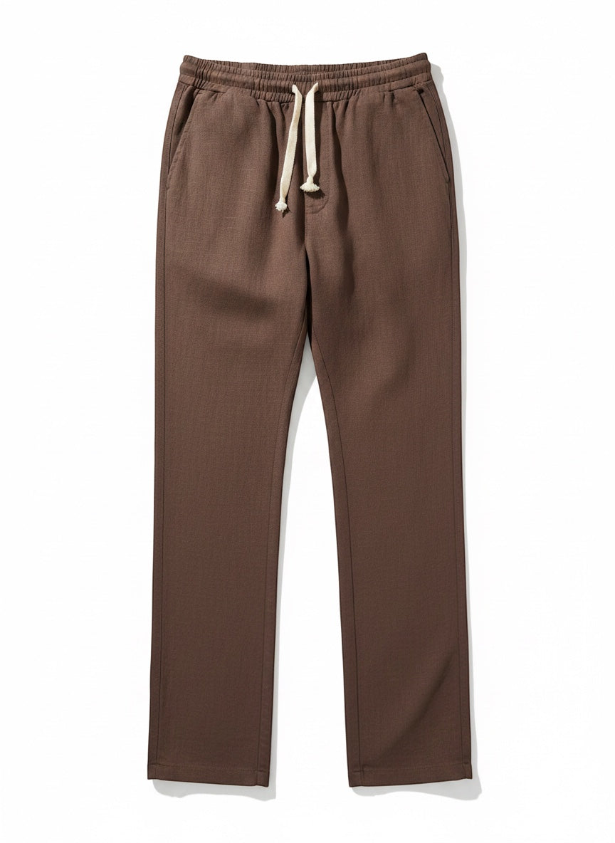 Erkek Günlük Keten Pantolon Modeli