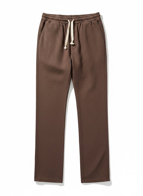 Erkek Günlük Keten Pantolon Modeli